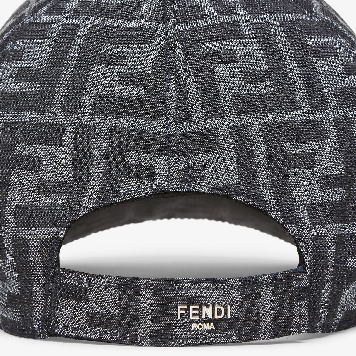 Casquette de baseball en tissu jacquard FF bleu