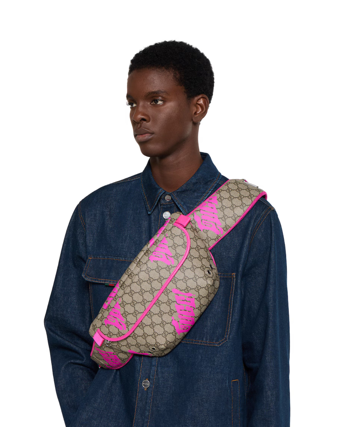 Riñonera con estampado grande