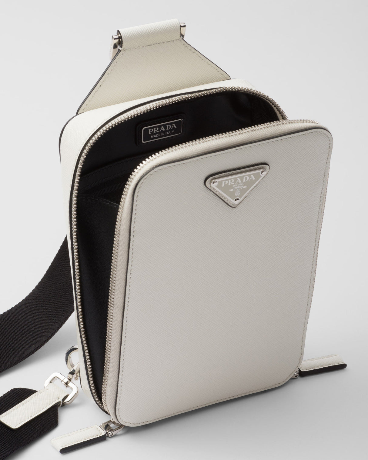 Sac Prada Brique en cuir Saffiano