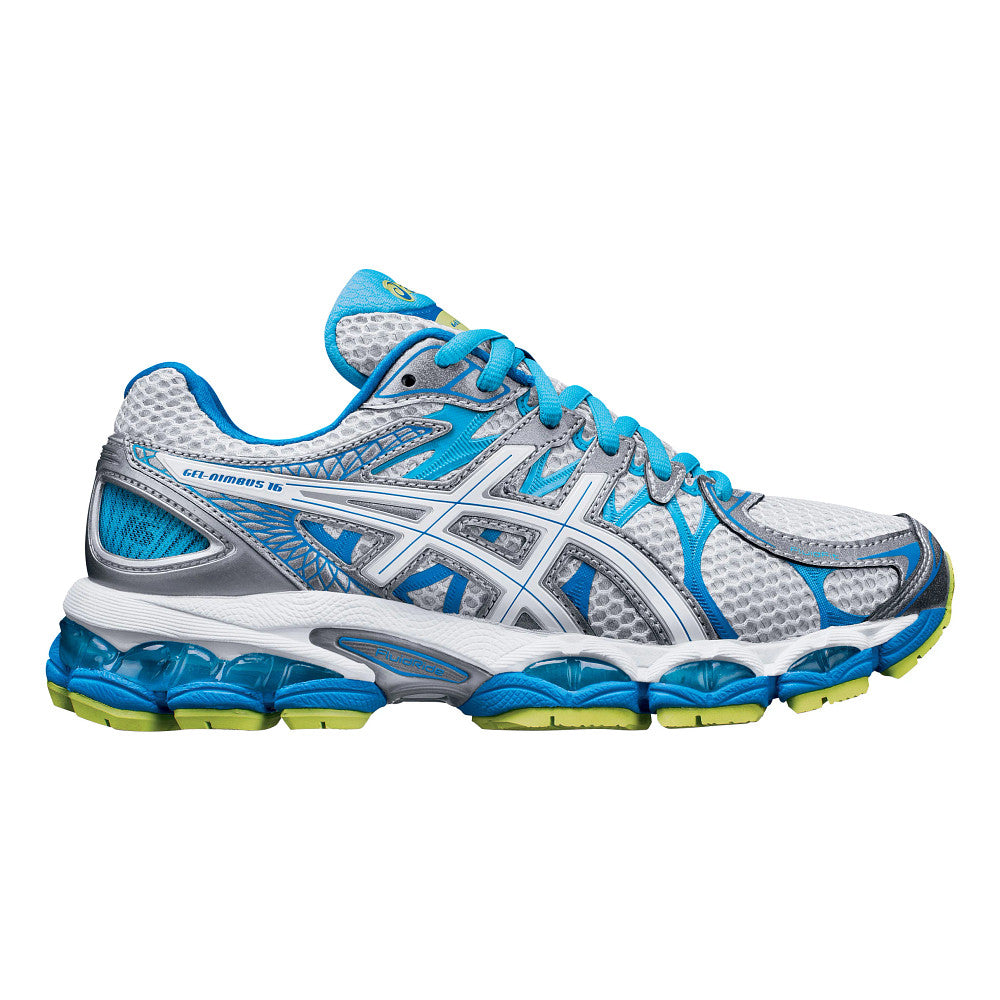 Asics Gel Nimbus 16 azul y gris