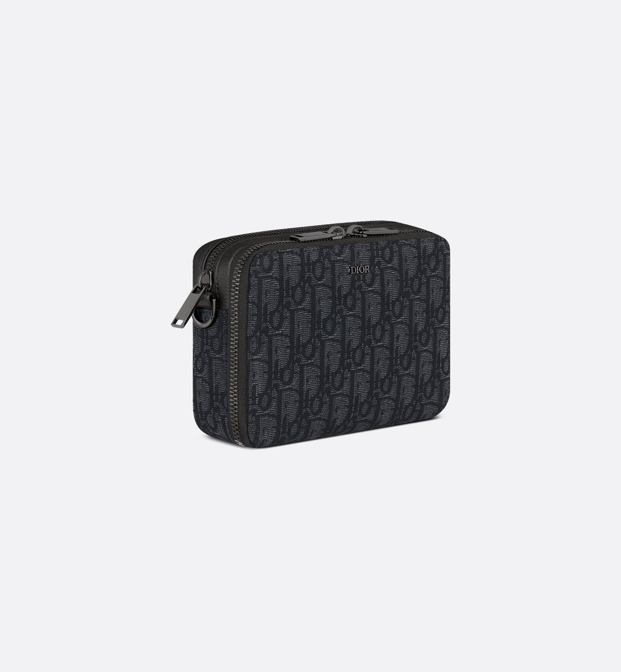 Bolso de hombro con cremallera
Lona jacquard negra Dior Oblique