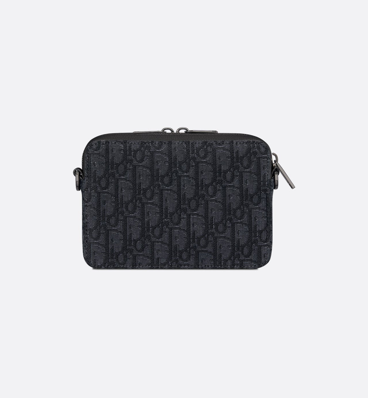 Bolso de hombro con cremallera
Lona jacquard negra Dior Oblique