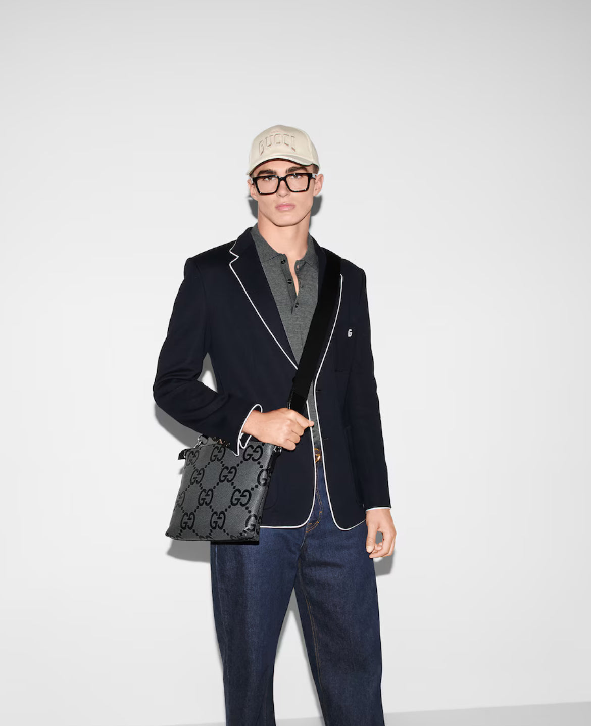 Bolso de hombro mediano GG Jumbo