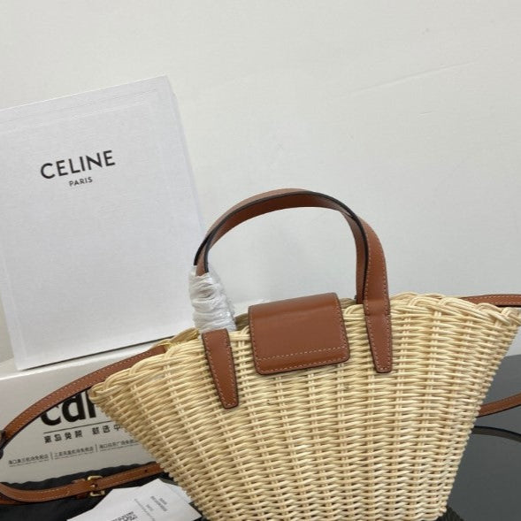 Celine - Classic Panier Teen Couffin Wicker Natural