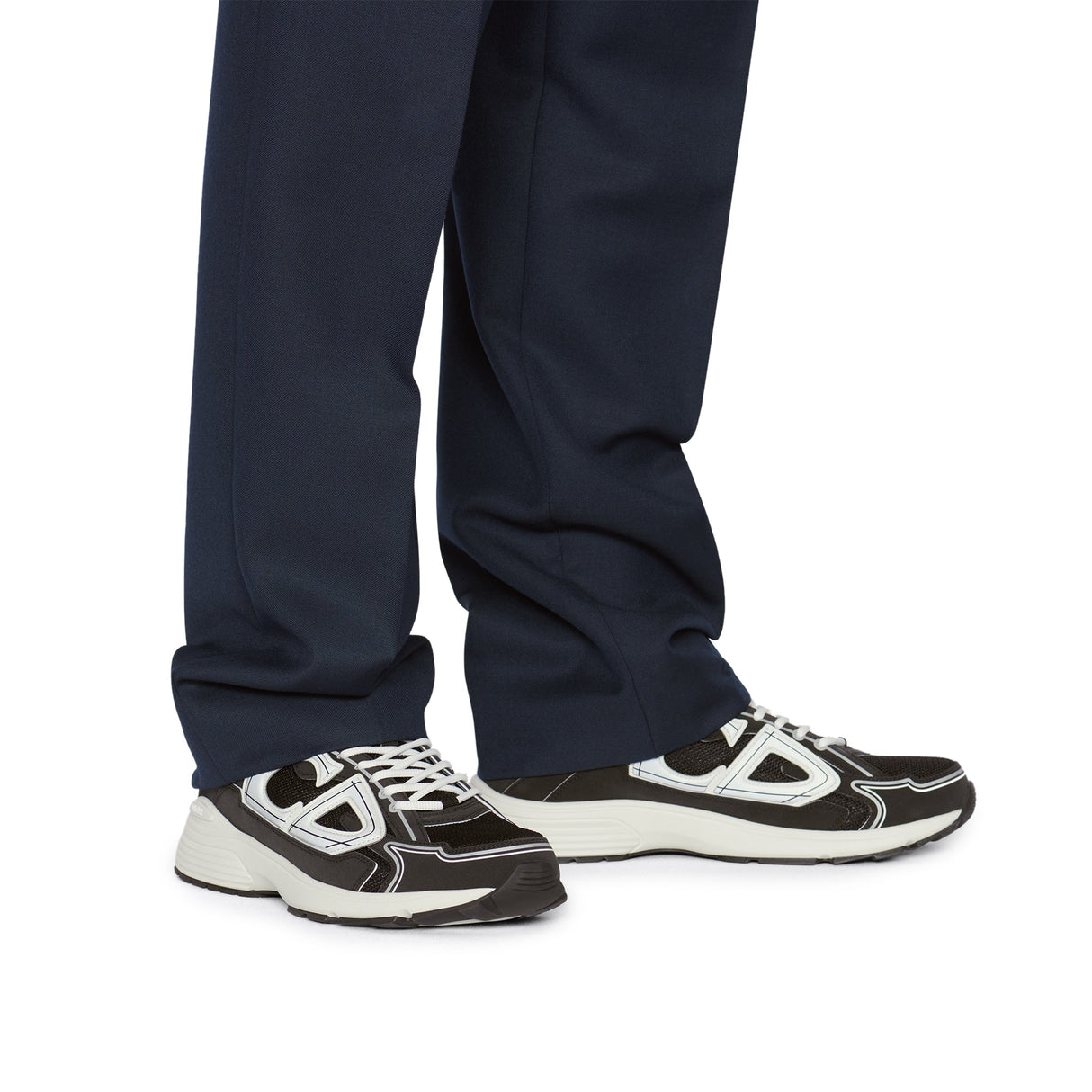 Dior B30 Malla Negro Blanco