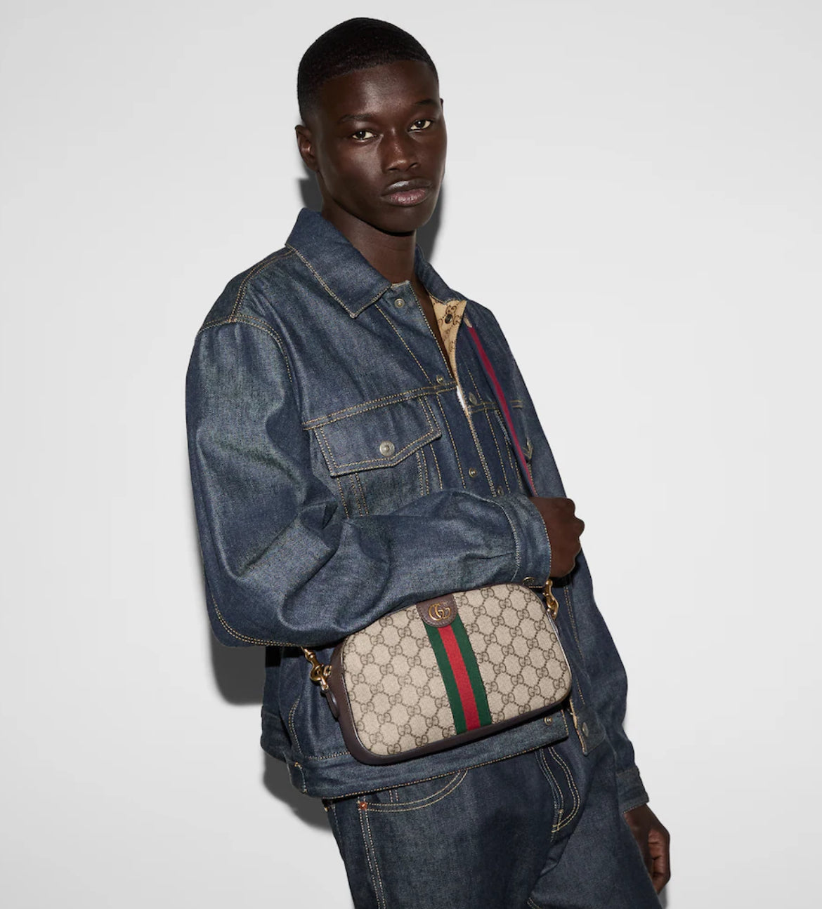 Bolso de hombro pequeño Ophidia