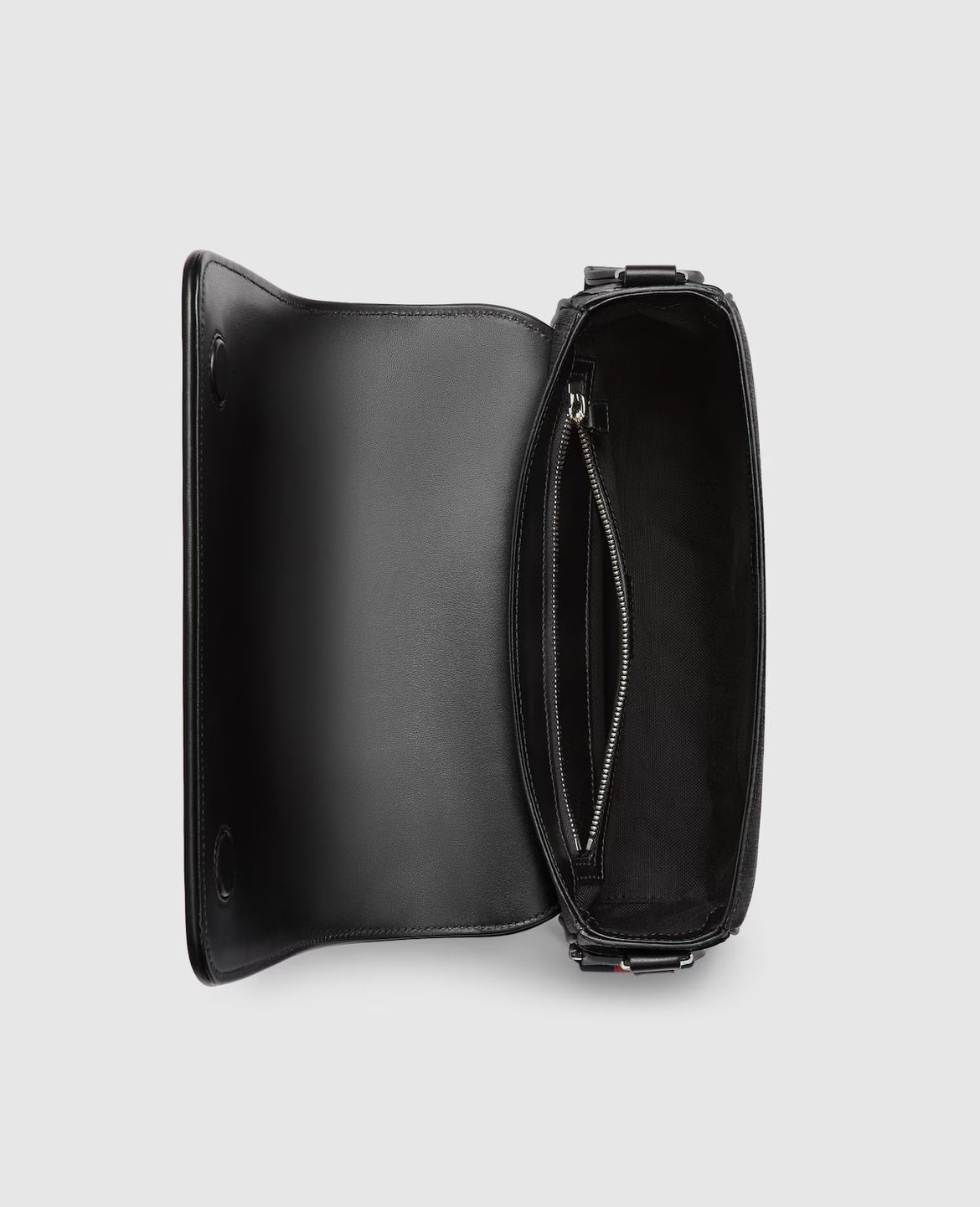 Bolso de hombro mediano negro GG