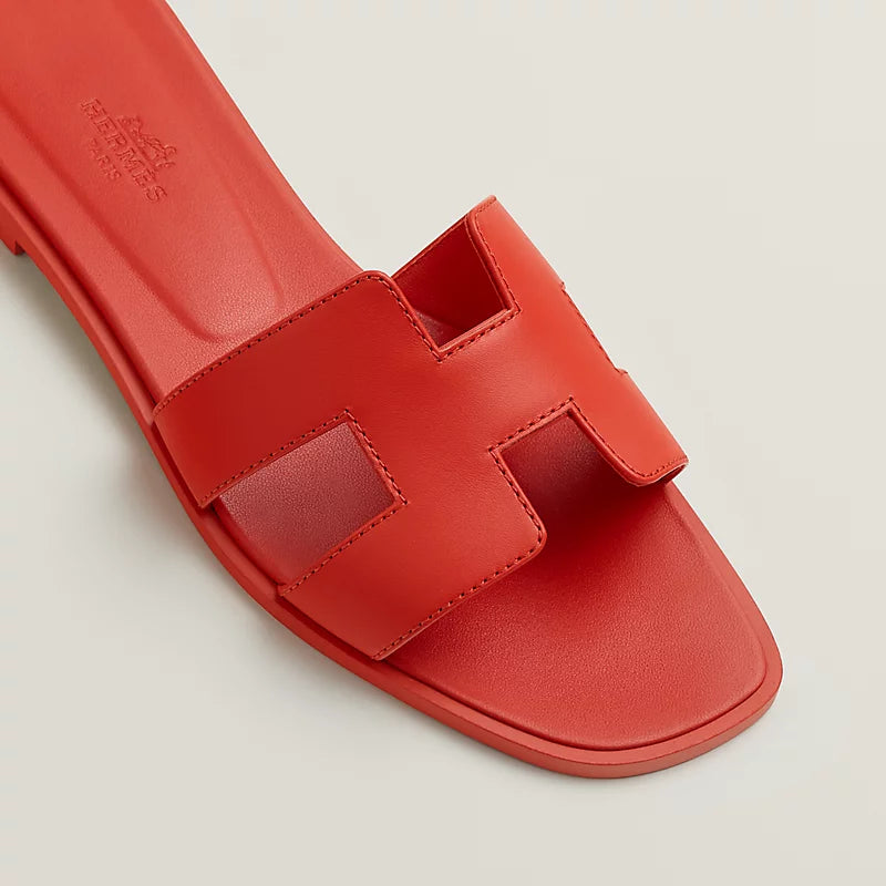 Hermes - Chanclas capuchinas naranjas