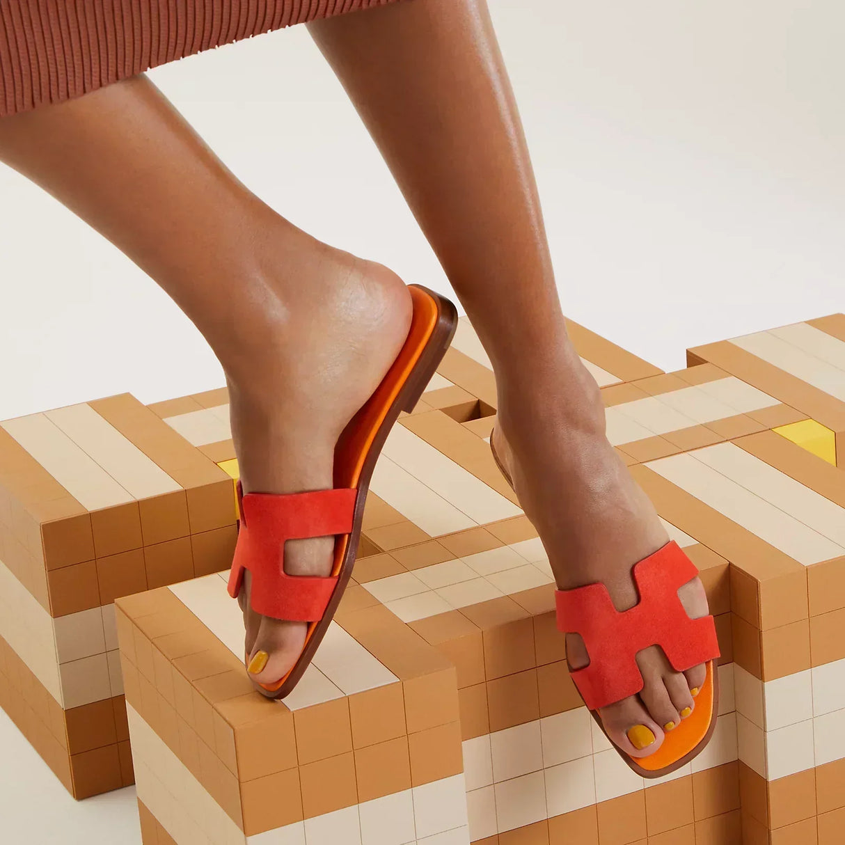 Sandalias Oran - Escarlata