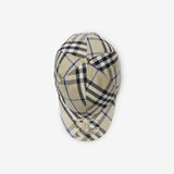 Casquette de baseball en coton mélangé Check EKD LICHEN