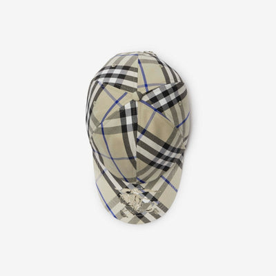 Gorra de béisbol de mezcla de algodón a cuadros EKD LICHEN