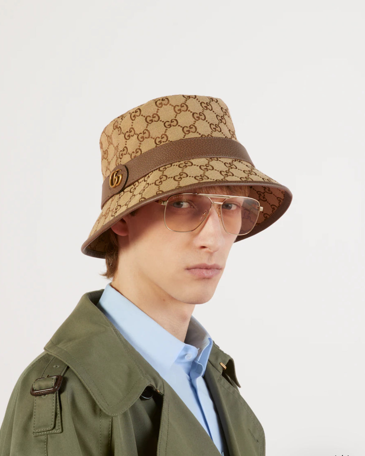 Chapeau bob en toile GG