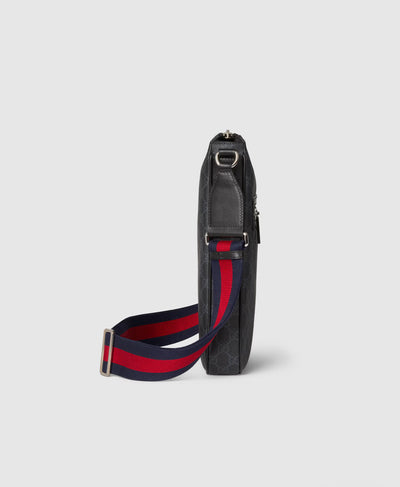 Bolso de hombro mediano negro GG