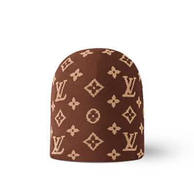 Gorro marrón con monograma LV Fit