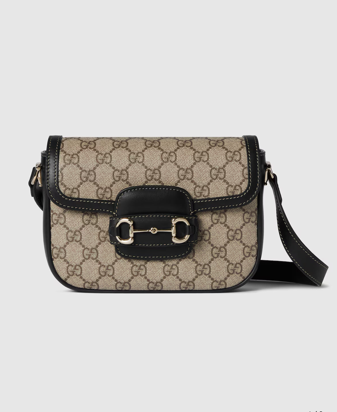 Bolso de hombro pequeño suave Gucci Horsebit 1955