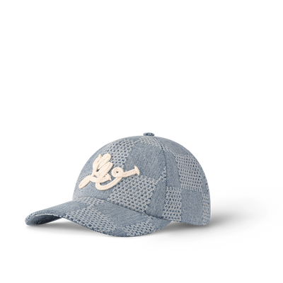 Gorra vaquera con cuadros en 3D