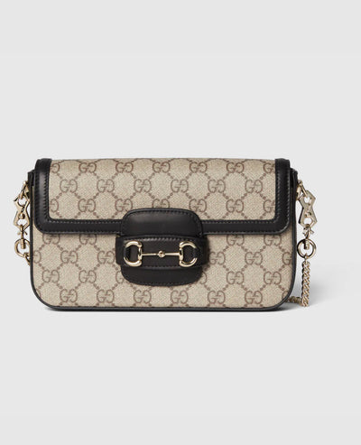 Bolso de hombro pequeño suave Gucci Horsebit 1955