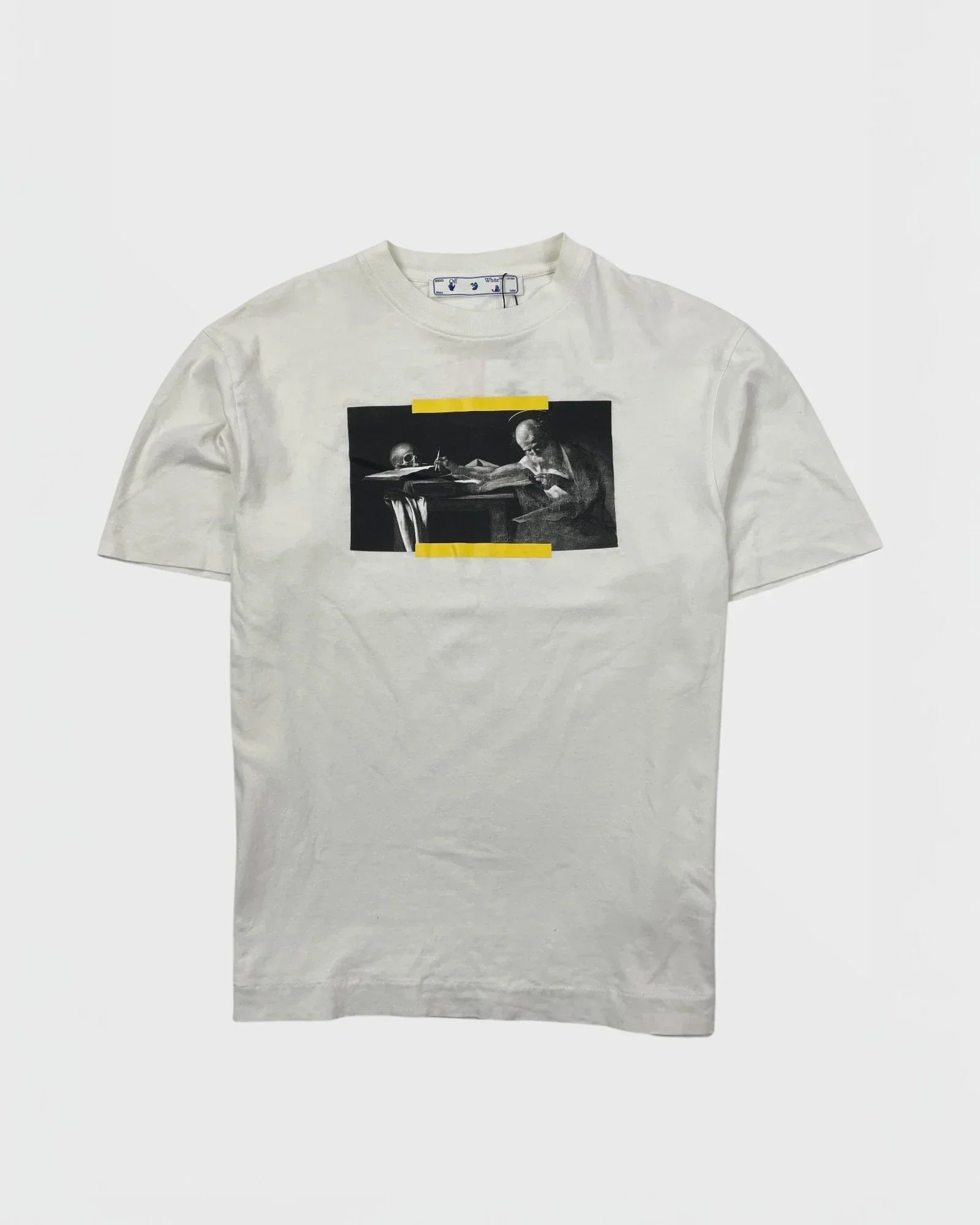 Camiseta de color blanco roto