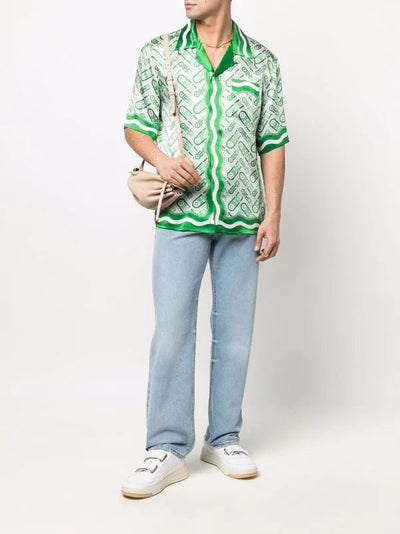 Camisa con estampado de monograma de Casablanca Ping Pong
