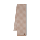 Bonnet et Écharpe Néo Petit Damier Beige