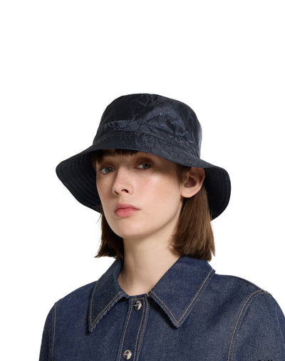 Sombrero de pescador reversible de nailon GG