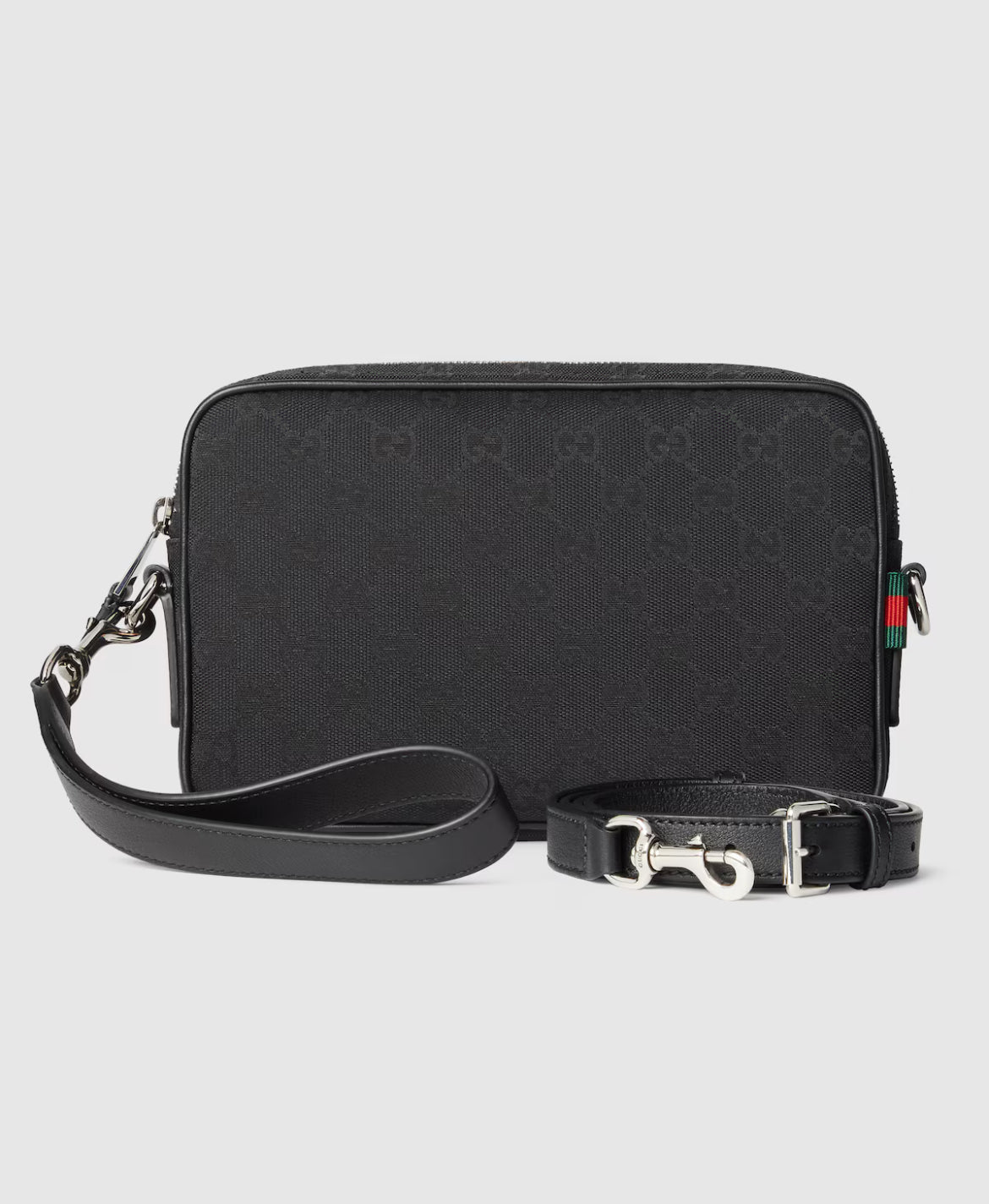 Bolso bandolera pequeño de lona GG