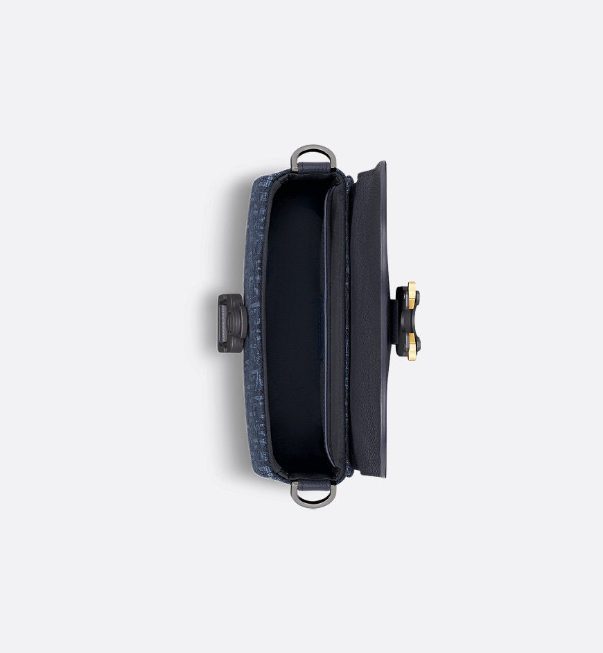 Mini sac Messenger à rabat Saddle Bleu Marine