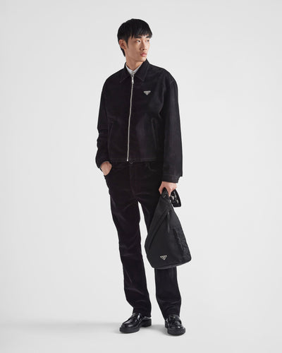 Mochila de Re-Nylon y cuero