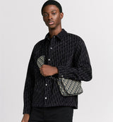 Triple Pouch Saddle Noir et Beige