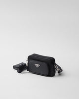 Sac porté épaule en Re-Nylon et cuir Saffiano