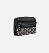 Sac Messenger zippé Rider 2.0 Noir et Beige