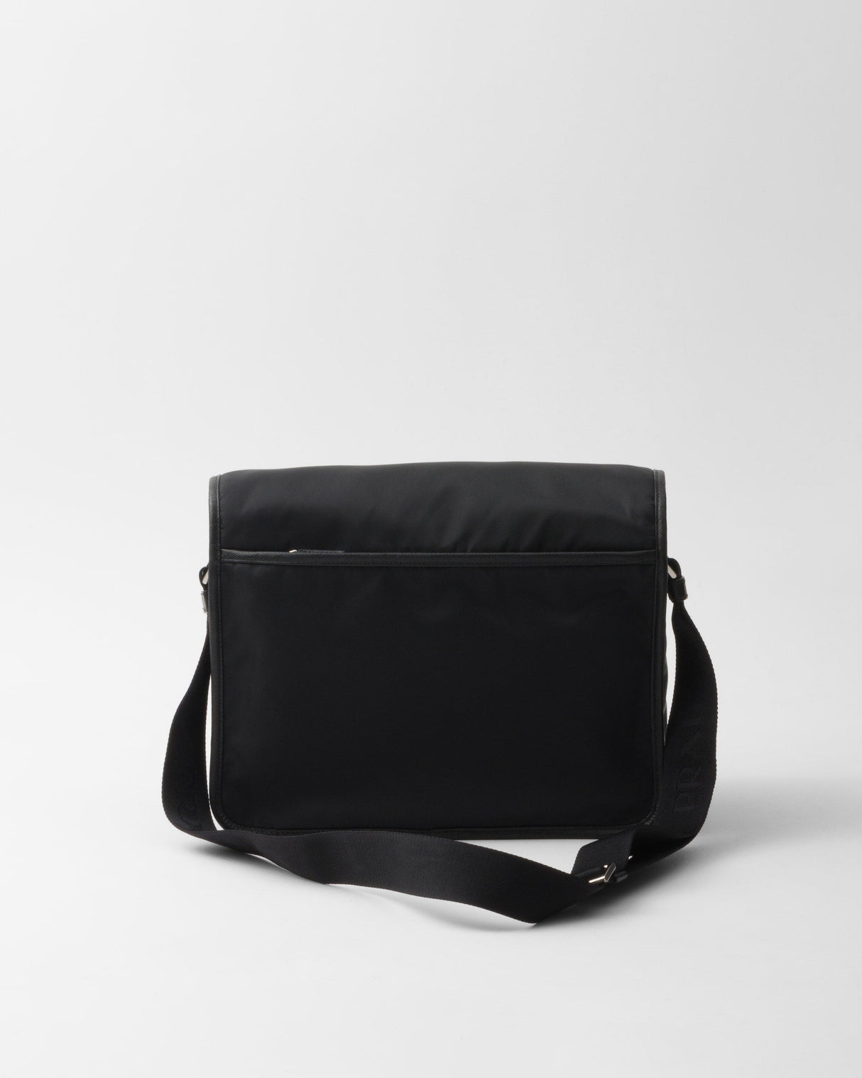 Sac porté épaule en Re-Nylon et cuir Saffiano