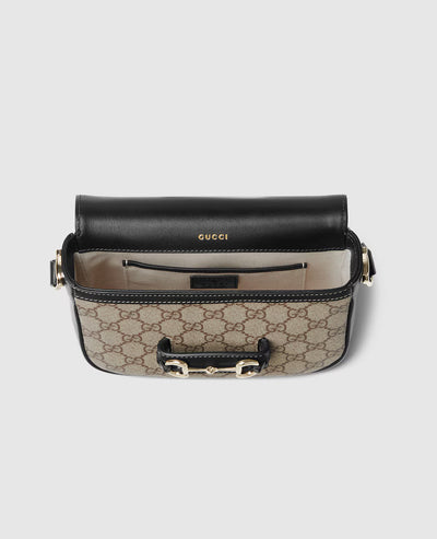 Bolso de hombro pequeño suave Gucci Horsebit 1955