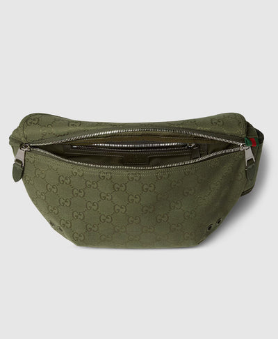 Sac ceinture en toile GG grand format