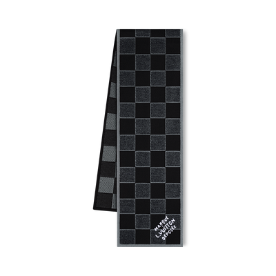 Bonnet et Écharpe Damier Heritage Noir