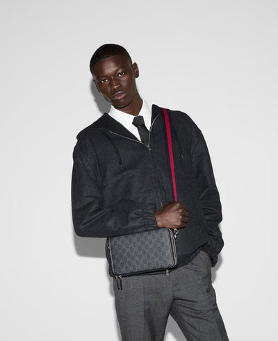 Bolso de hombro pequeño GG Black