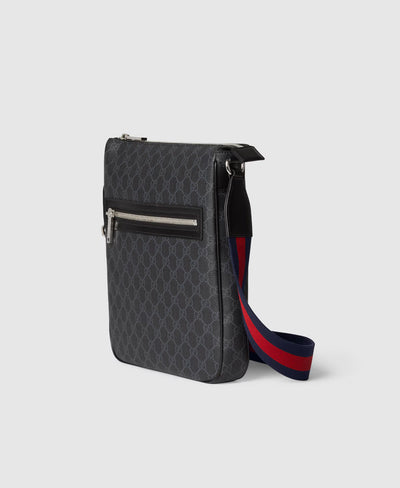 Bolso de hombro mediano negro GG