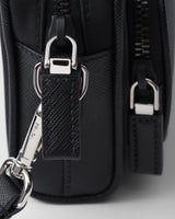 Sac porté épaule en Re-Nylon et cuir Saffiano