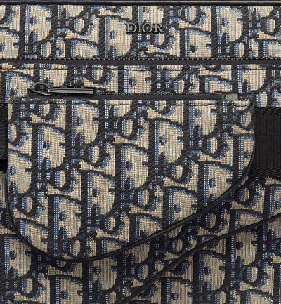 Sillín de triple bolsa negro y beige