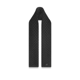 Bonnet et Écharpe Néo Petit Damier Noir