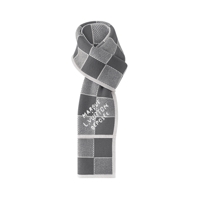 Bonnet et Écharpe Damier Heritage Gris