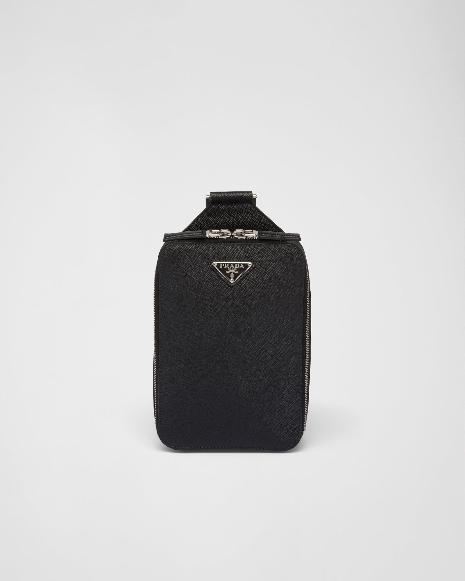 Sac Prada Brique en cuir Saffiano