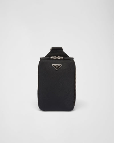 Sac Prada Brique en cuir Saffiano