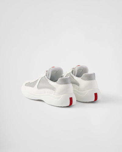 Zapatillas Prada America's Cup en tejido Bike blanco