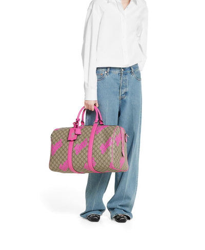 Bolsa de viaje mediana estampada