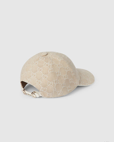 Gorra vaquera GG con detalle de bocado de caballo