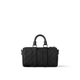 Sac Keepall Bandoulière 25 Noir Cuir