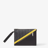 Pochette Fendi Diagonal
Pochette en tissu gris