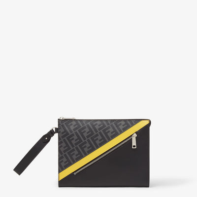 Bolso de mano diagonal Fendi
 Bolsa de tela gris