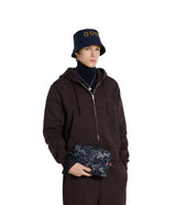 Sac à bandoulière en denim GG petit format